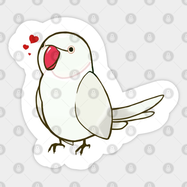 Ringneck Parakeet 4 Sticker by Shemii